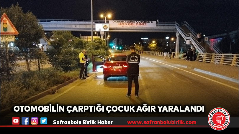 Otomobilin Çarptığı Çocuk Ağır Yaralandı