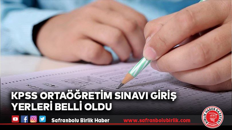 KPSS Ortaöğretim Sınavı Giriş Yerleri Belli Oldu