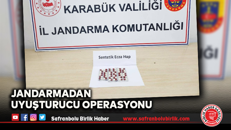 Jandarmadan Uyuşturucu Operasyonu