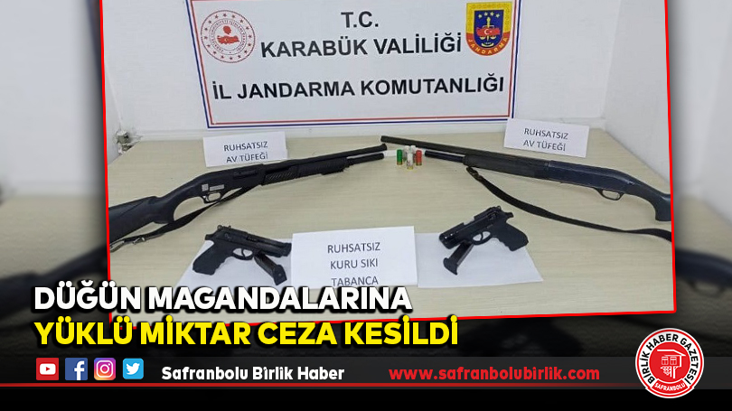 Düğün Magandalarına Para Cezası