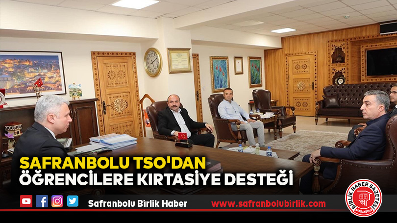 Safranbolu TSO’dan Öğrencilere Kırtasiye Desteği