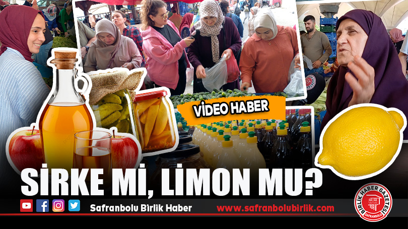 Safranbolu Perşembe Pazarında Turşu Tartışması: Sirke mi, Limon mu?