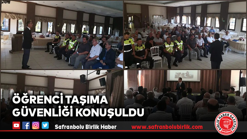 Safranbolu’da Öğrenci Taşıma Güvenliği Toplantısı Yapıldı