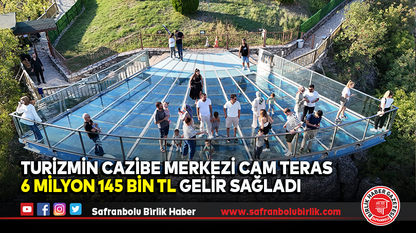 Turizmin Cazibe Merkezi Cam Teras 6 Milyon 145 Bin TL Gelir Sağladı