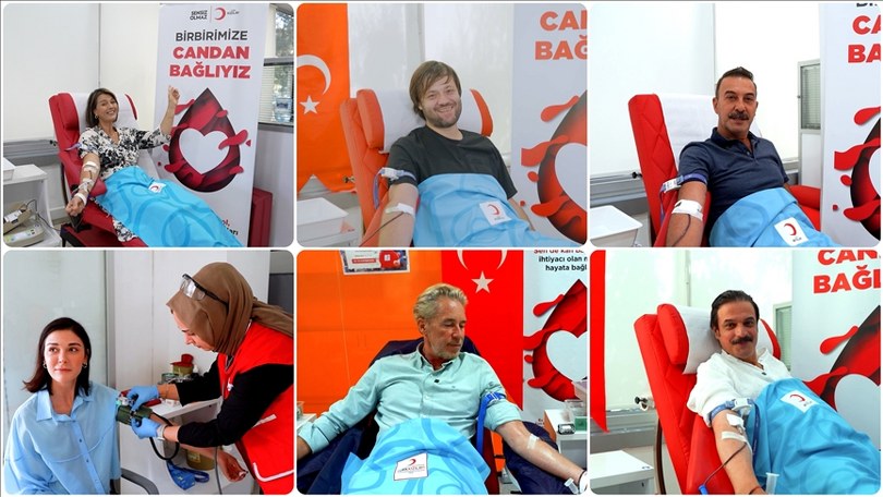 Ünlü oyunculardan Kızılay’a destek