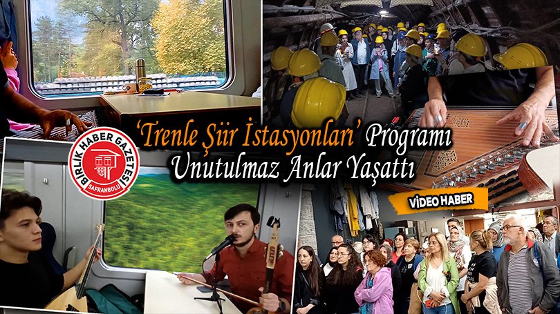 ‘Karabük’ten Zonguldak’a Trenle Şiir İstasyonları’ Programı Unutulmaz Anlar Yaşattı