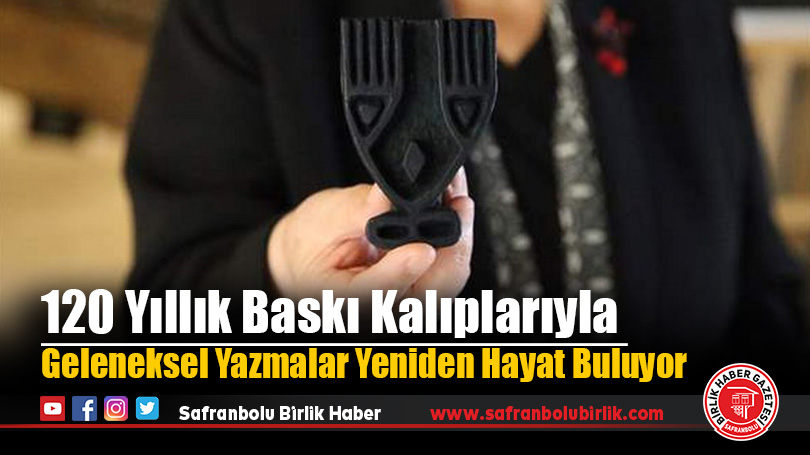 Veliye Martı, 130 Yıllık Baskı Kalıplarıyla Yazma Üretiyor