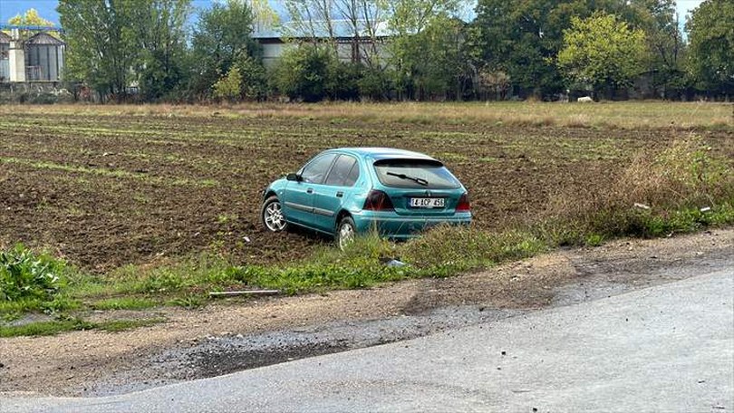 Bolu’da iki otomobilin çarpıştığı kazada 2 kişi yaralandı