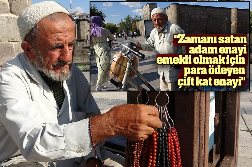 Bu dede emekliliğe karşı! 79 yaşında çalışıyor; günde 20 kilometre bisiklet sürüyor