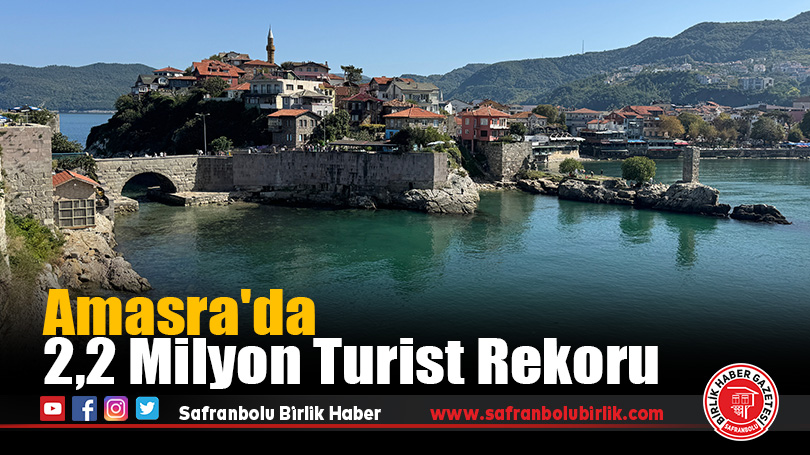Amasra’da 2,2 Milyon Turist Rekoru