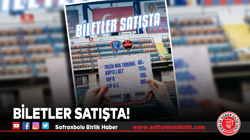 BİLETLER SATIŞTA!