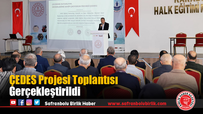 ÇEDES Projesi Toplantısı Gerçekleştirildi