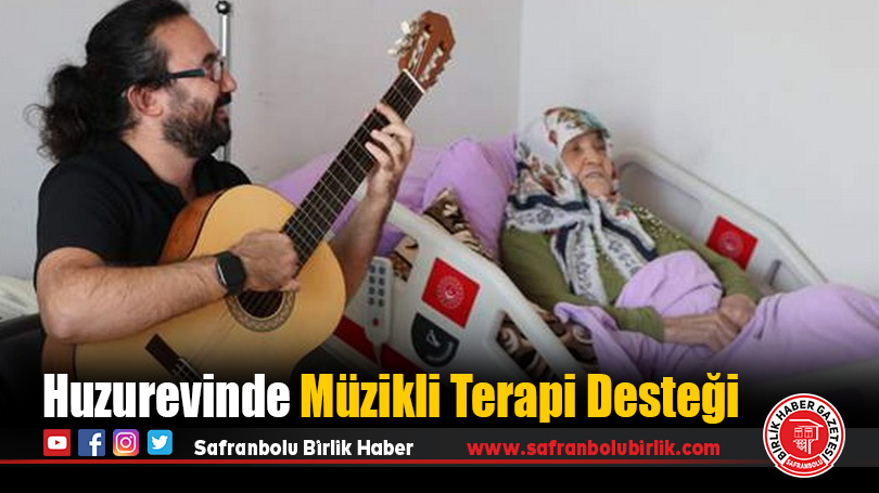 Karabük’te huzurevinde yatağa bağımlı yaşlılar, “odaya servis müzik” ile moral buluyor