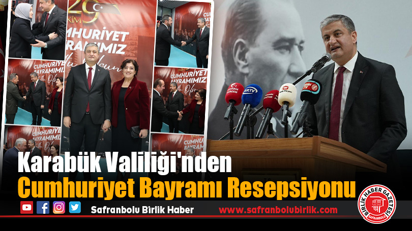 Karabük Valiliği’nden Cumhuriyet Bayramı Resepsiyonu