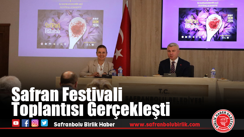 Safran Festivali Toplantısı Gerçekleşti