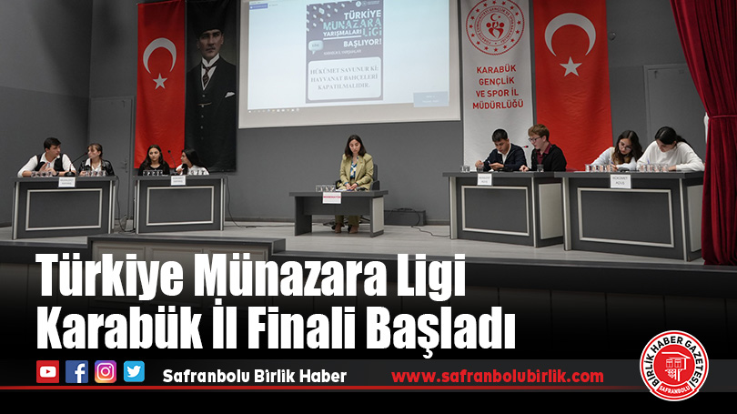 Türkiye Münazara Ligi Karabük İl Finali Başladı