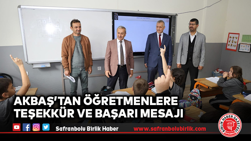 Karabük İl Millî Eğitim Müdürü’nden Okul Ziyareti