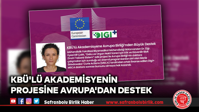 KBÜ’lü Akademisyenin Projesine Avrupa’dan Destek