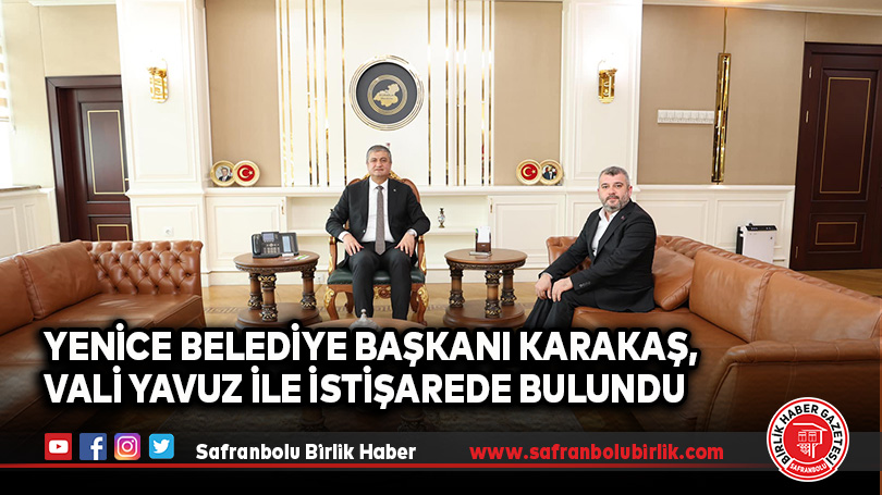 Yenice Belediye Başkanı Karakaş, Vali Yavuz ile İstişarede Bulundu