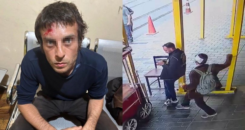 İstiklal Caddesi’nde polise bıçakla saldıran şüpheli yakalandı