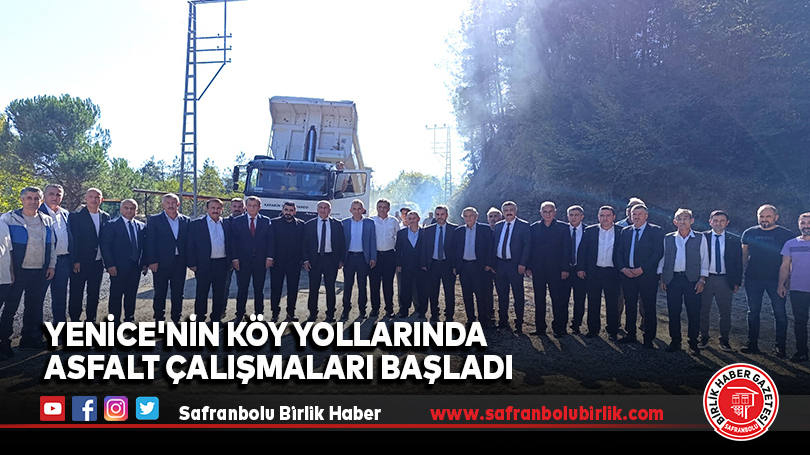 Yenice’nin Köy Yollarında Asfalt Çalışmaları Başladı