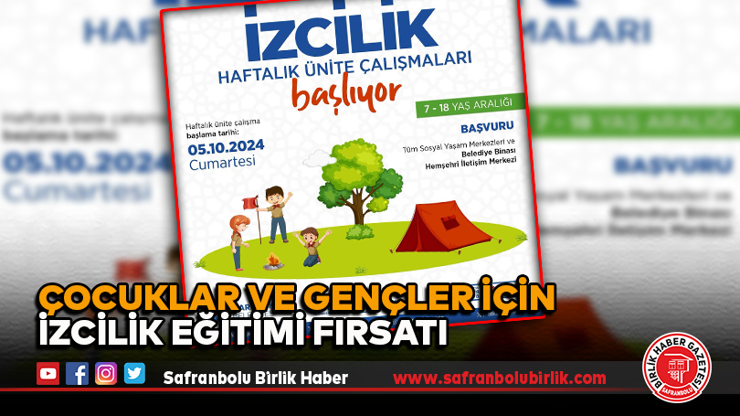 Sosyal Yaşam Merkezlerinde İzcilik Eğitimleri Verilecek