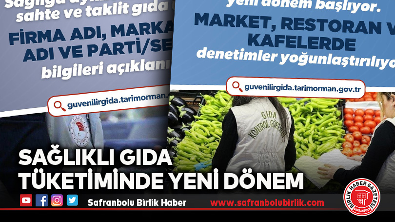 Sağlıklı Gıda Tüketiminde Yeni Dönem