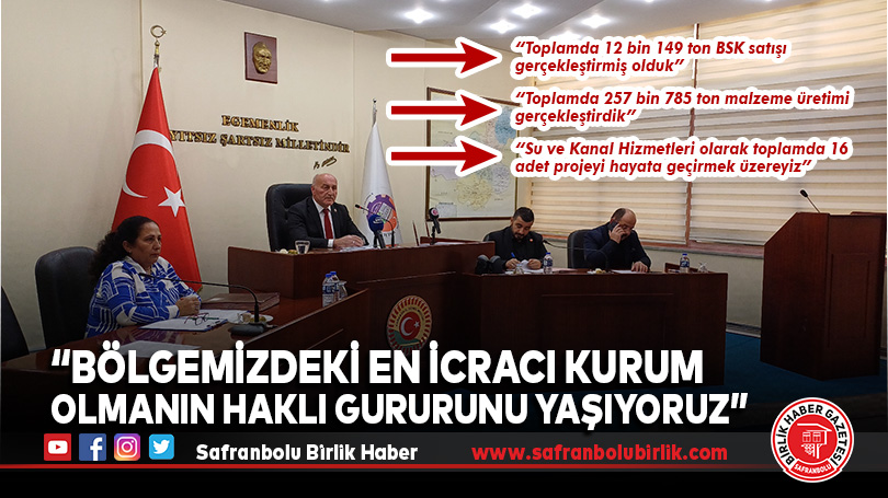 “Bölgemizdeki en icracı kurum olmanın haklı gururunu yaşıyoruz”