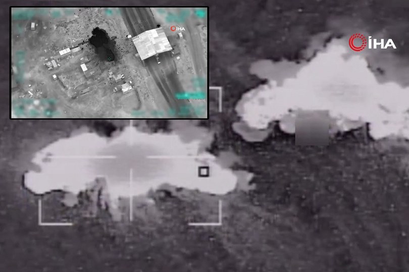 Türk Silahlı Kuvvetleri hava harekatıyla terör inlerini yerle bir etti