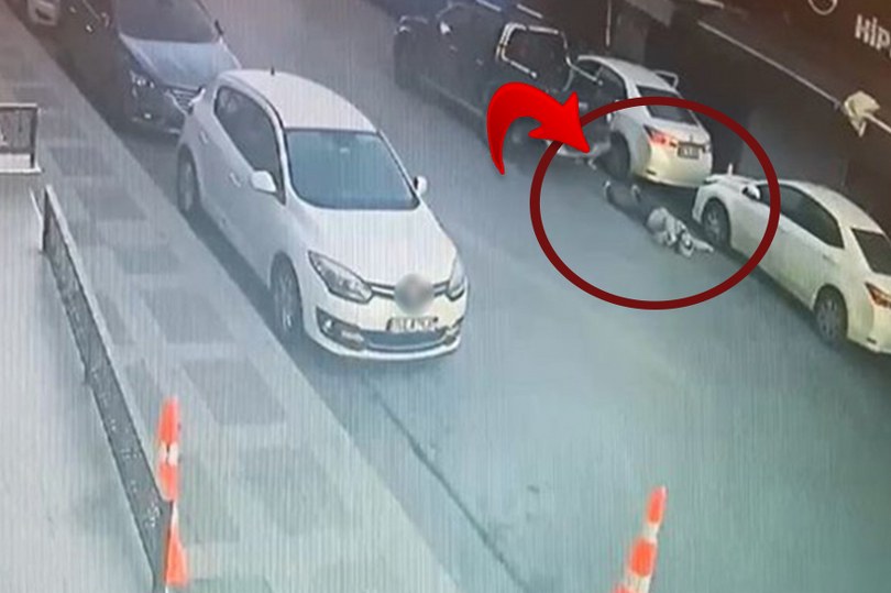 Polise çekiçli saldırı olayına ilişkin güvenlik kamera görüntüleri ortaya çıktı