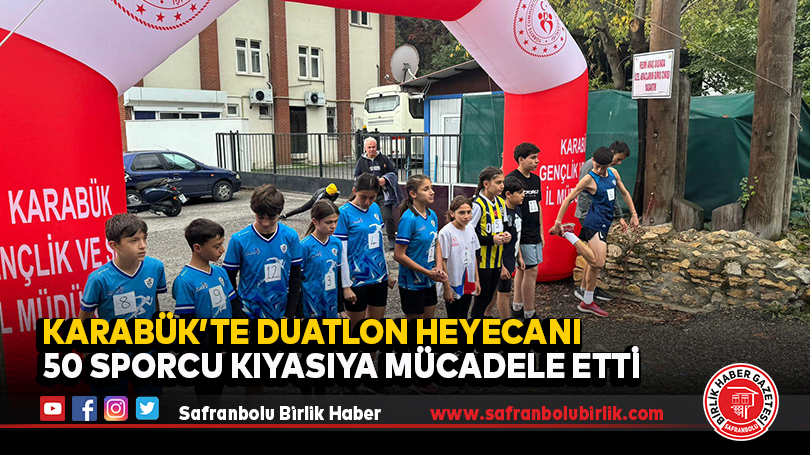 Karabük’te İlk Defa 29 Ekim Duatlon Şampiyonası Düzenlendi