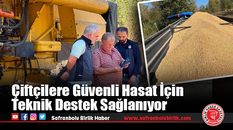 Karabük Tarım Müdürlüğü’nden Çiftçilere Hasat Desteği