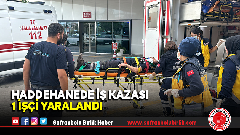 Haddehanede İş Kazası