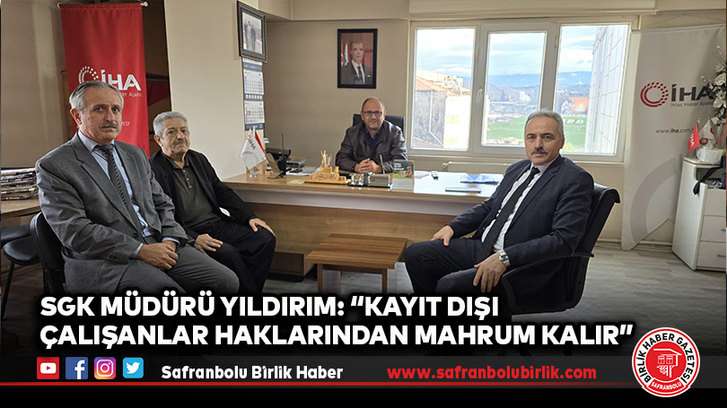 Karabük SGK’dan Kayıt Dışı İstihdama Karşı Uyarı