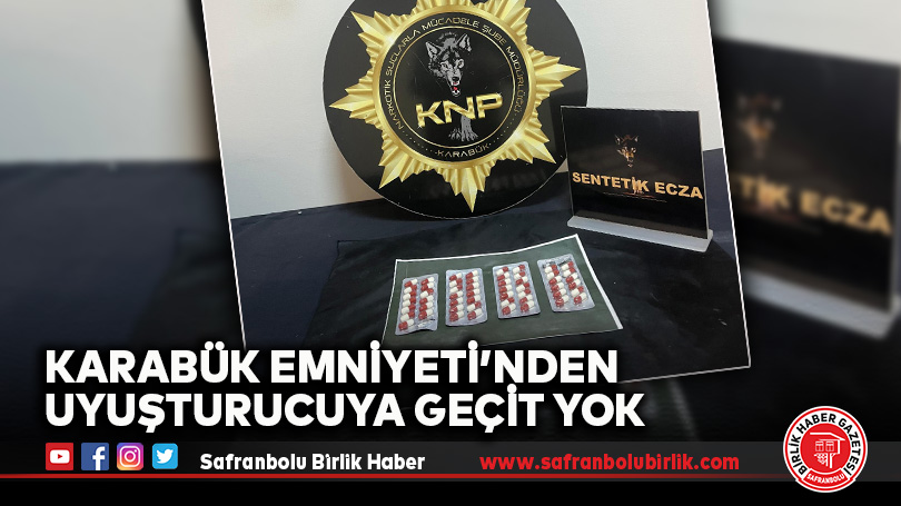 Karabük Emniyeti’nden Uyuşturucuya Geçit Yok