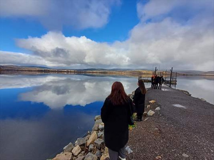Yeniçağa Gölü hafta sonunda ziyaretçilerini ağırlıyor