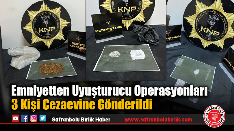 Karabük’te Peş Peşe Uyuşturucu Operasyonları
