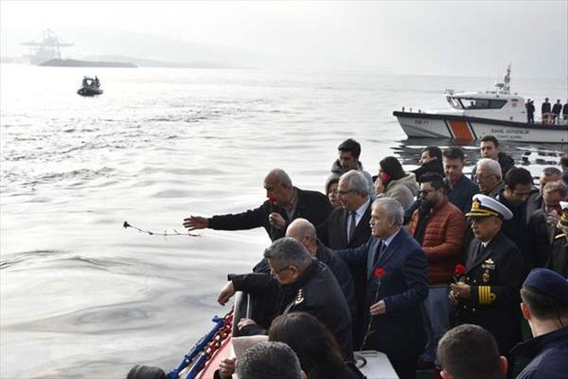 Zonguldak’ta fırtınada batan geminin personeli anıldı