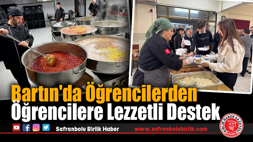 Bartın’da Öğrencilerden Öğrencilere Lezzetli Destek