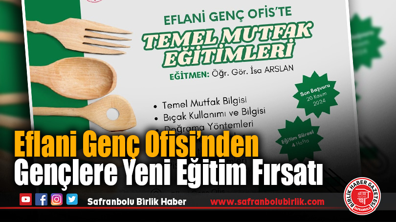 Eflani Genç Ofisi’nden Gençlere Yeni Eğitim Fırsatı