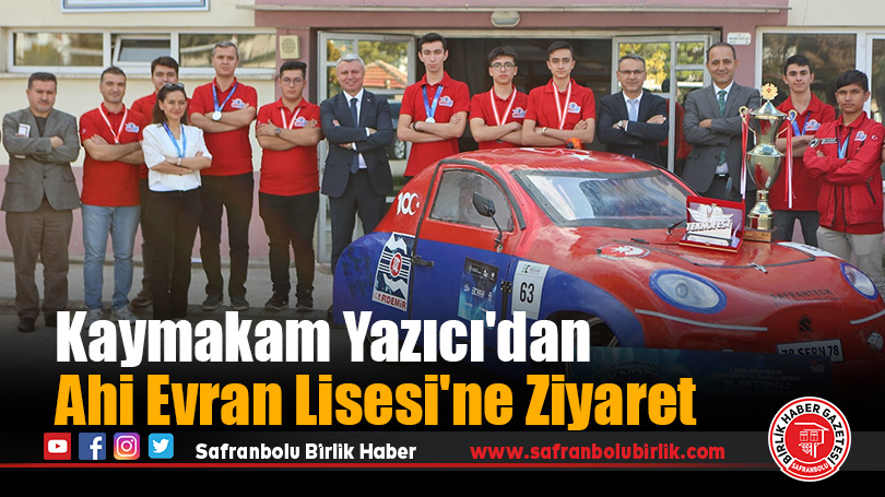 Kaymakam Yazıcı’dan Ahi Evran Lisesi’ne Ziyaret