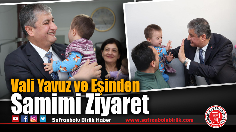 Vali Yavuz ve Eşi, Bayram Ailesi’nin Misafiri Oldu