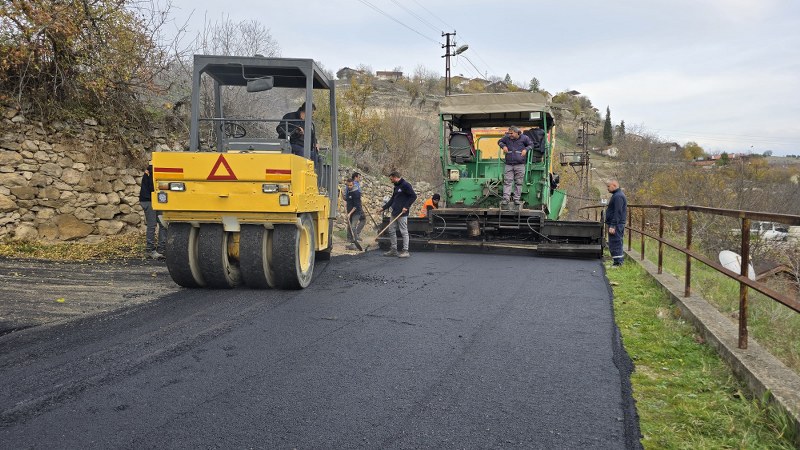 Dereköy ve Kadıderesinde  Asfalt Çalışmaları Tamamlandı
