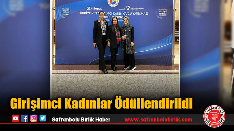 Girişimci Kadınlar Ödüllendirildi