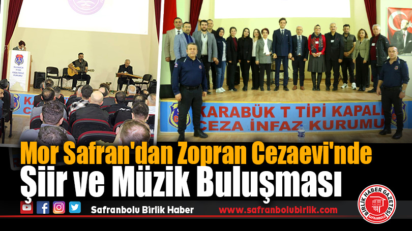 Mor Safran’dan cezaevinde müzik, şiir programı