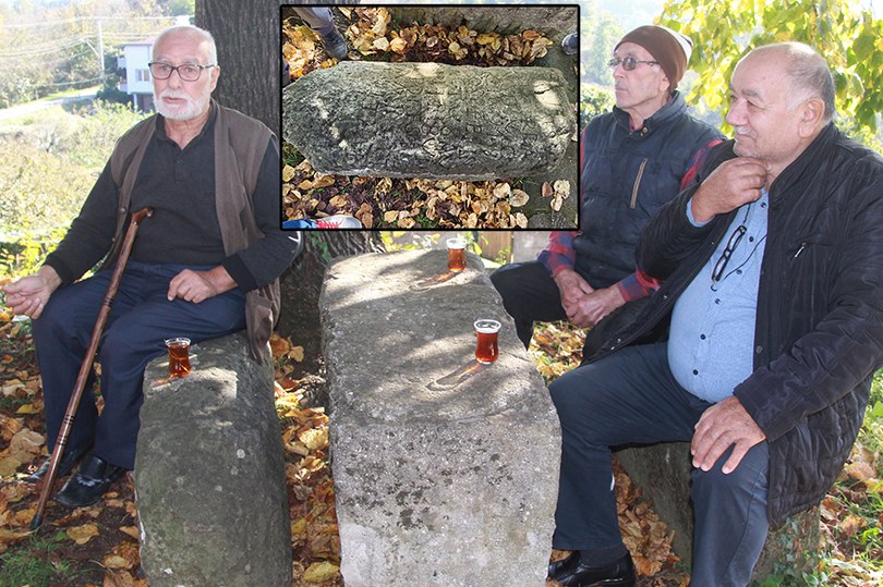 Roma dönemine ait yaklaşık 1800 yıllık mil taşını bilmeden oturak olarak kullandılar