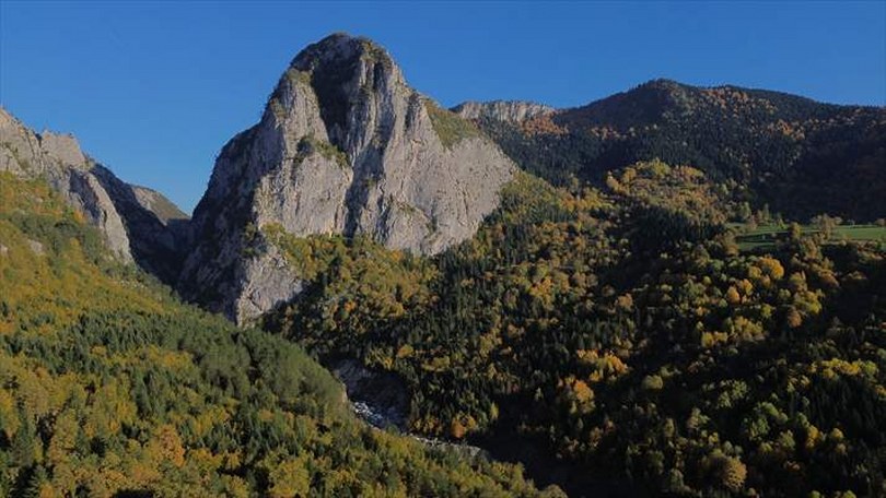 Kastamonu ormanlarında sonbaharın renkleri hakim