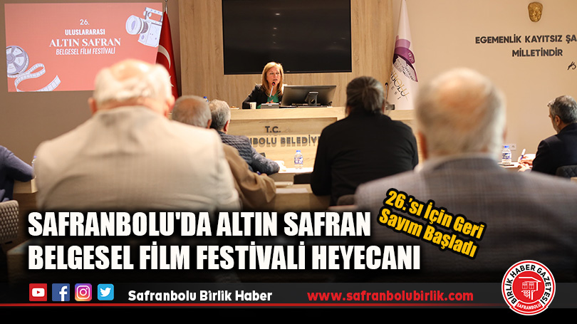 26. Altın Safran Belgesel Film Festivali Hazırlıkları: Tarih Belli Oldu