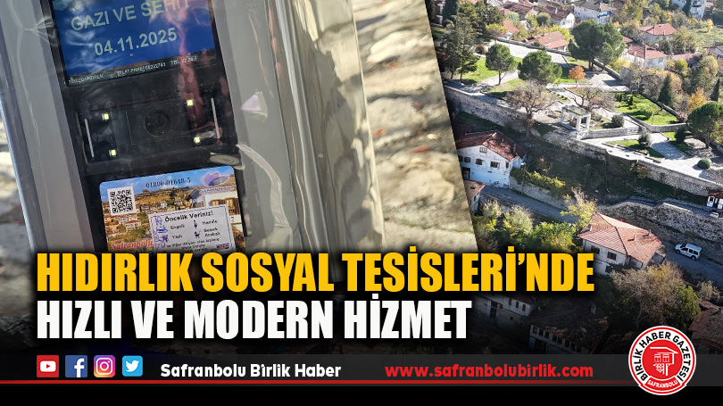 Hıdırlık Sosyal Tesisleri’nde Hızlı ve Modern Hizmet