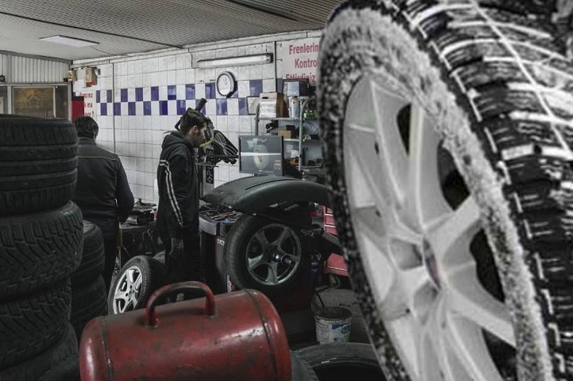 Sanayide kış lastiği yoğunluğu: Fiyatlar 11 bin TL’den başlıyor